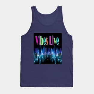 VIBES-LIVE RADIO LOGO Tank Top